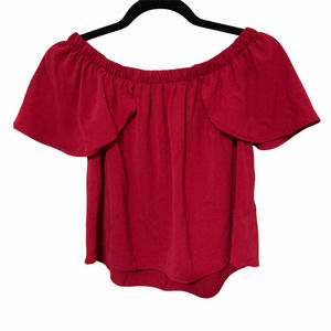 Peach Love California Off The Shoulder Top Small